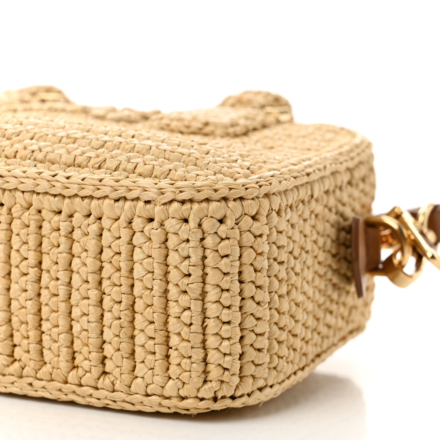 Miu Miu Crochet Calfskin S Narrow Arcadie Natural 10 of 10