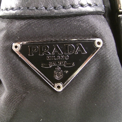 Prada Tessuto Buckle Shoulder Bag Black 7 of 8