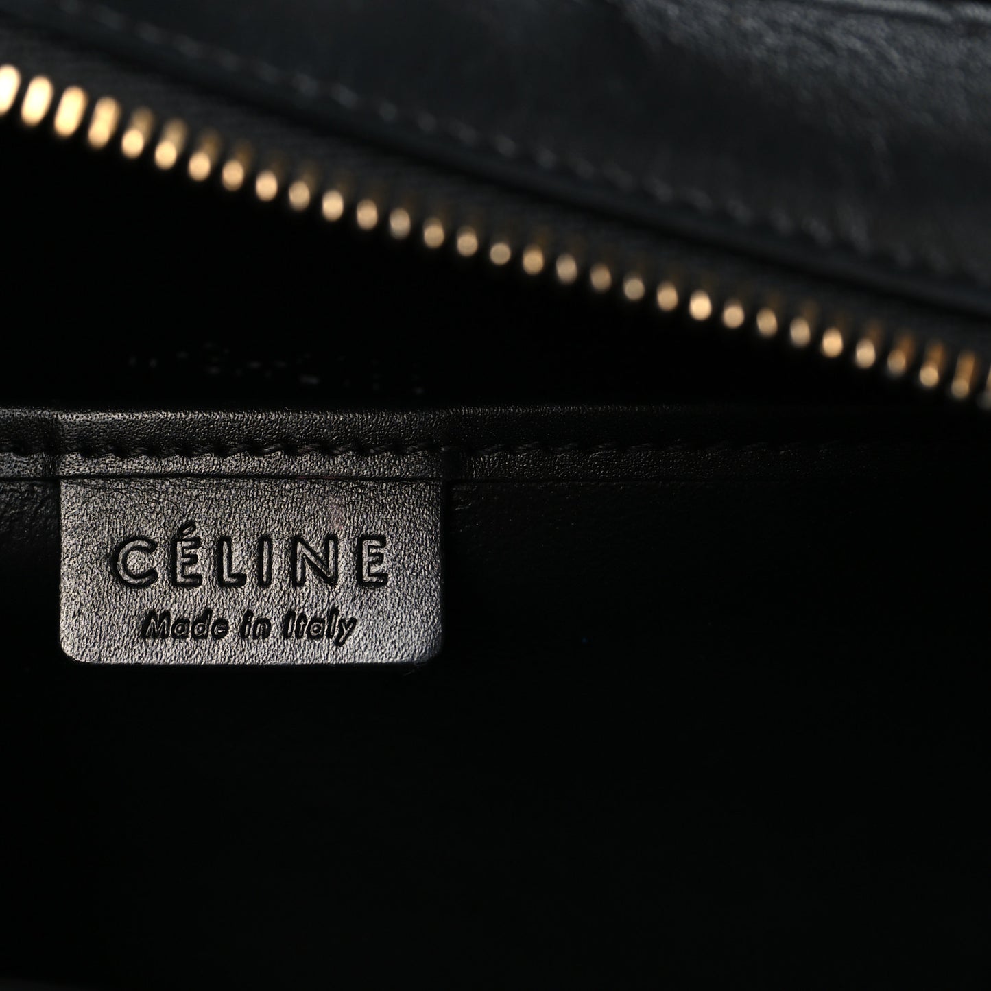 Baby Grained Calfskin Nano Tri-Color Luggage Zinc Almond