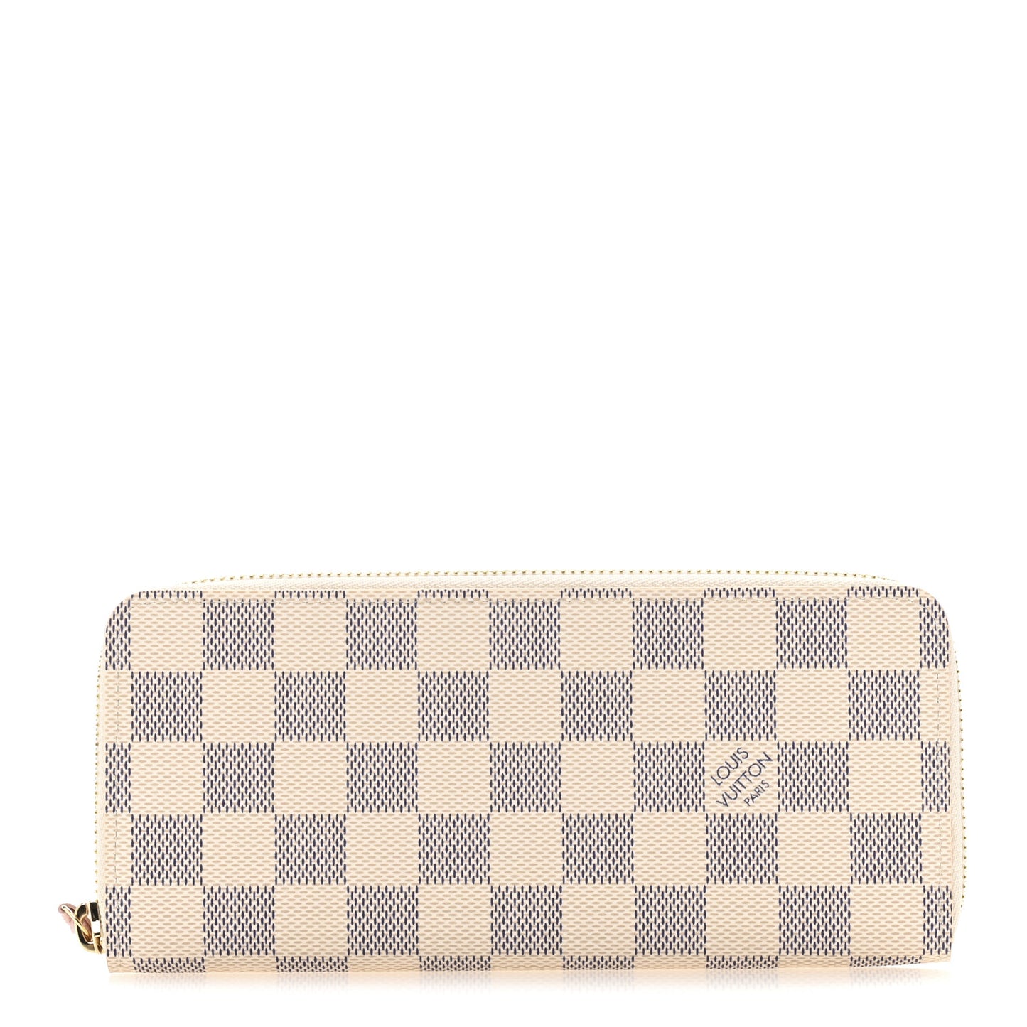 Damier Azur Clemence Wallet Rose Ballerine