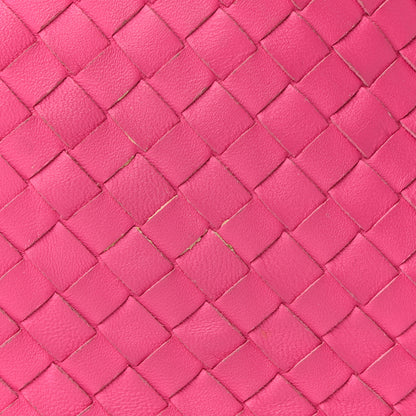 Bottega Veneta Nappa Intrecciato Medium Veneta Hobo Fuchsia 10 of 11