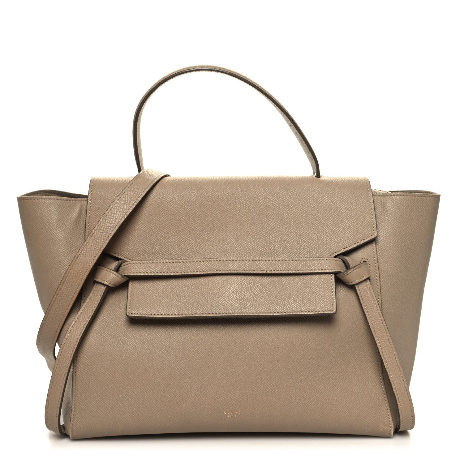 Celine Grained Calfskin Mini Belt Bag Light Taupe 1 of 14