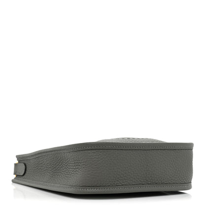 Hermes Taurillon Clemence Evelyne TPM Gris Meyer 3 of 7
