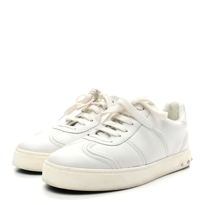 Valentino Garavani Calfskin Flycrew Sneakers 37 White 3 of 9
