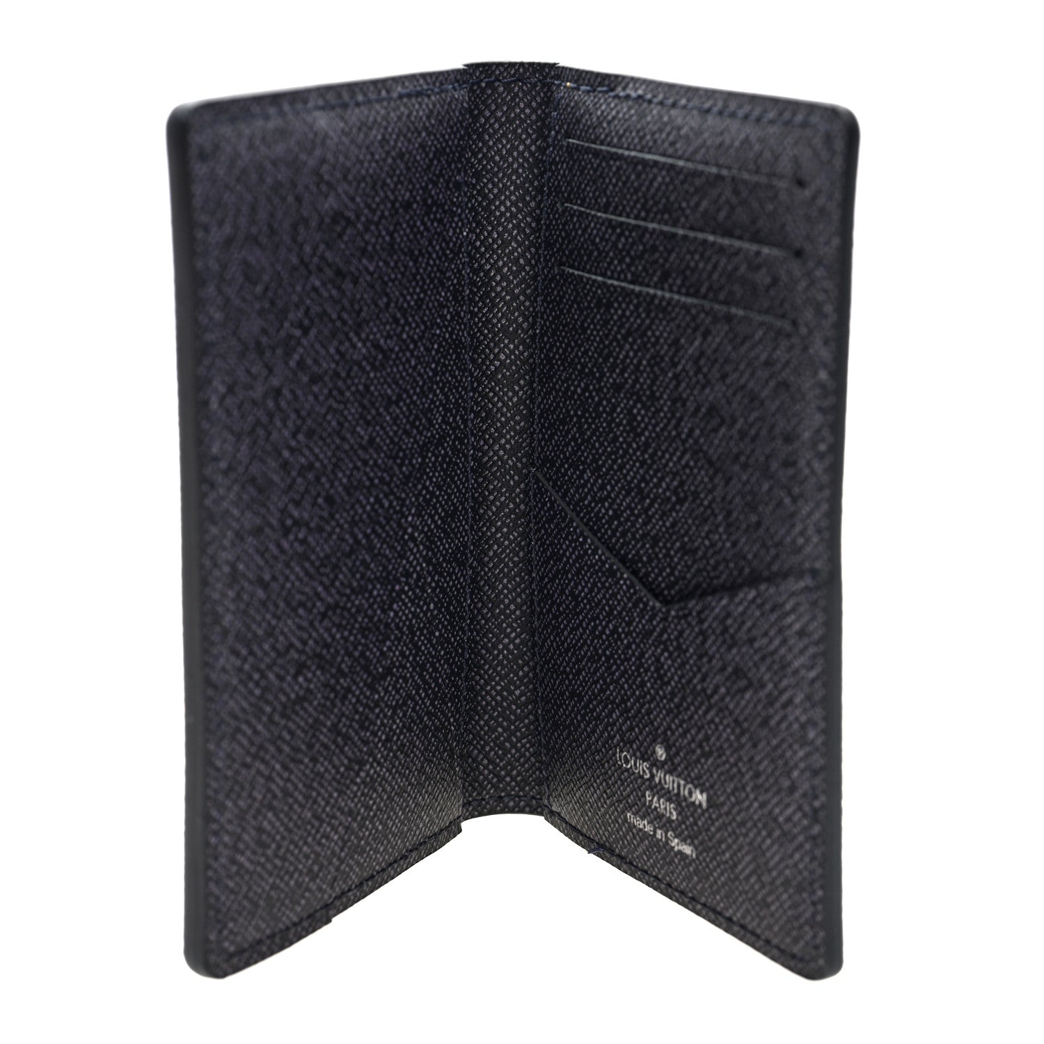 Louis Vuitton Monogram LV Record Pocket Organizer NM Blue 5 of 6