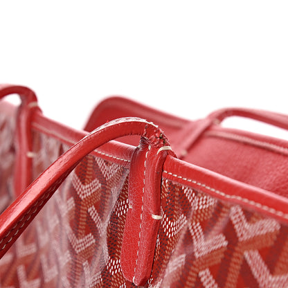Goyard Goyardine Sac Hardy Pet Carrier PM Red 14 of 17