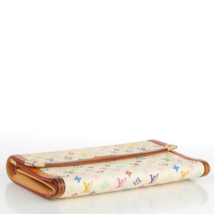 Louis Vuitton Monogram Multicolor Porte Tresor International Wallet White 4 of 14