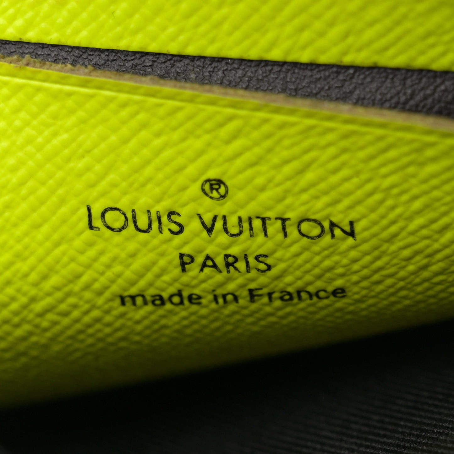Monogram Macassar Christopher Wearable Wallet Fluorescent Yellow