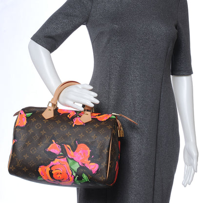 Louis Vuitton Monogram Roses Speedy 30 2 of 8