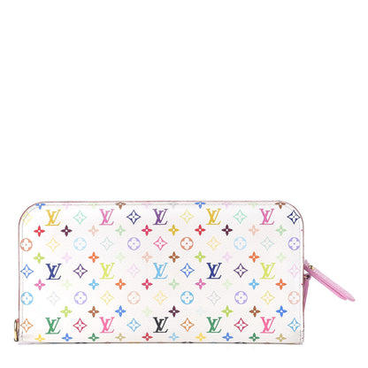 Louis Vuitton Monogram Multicolor Insolite Wallet White Litchi 1 of 8
