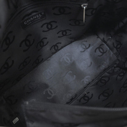 Chanel Calfskin Quilted Large Cambon Tote Beige Black 6 of 10