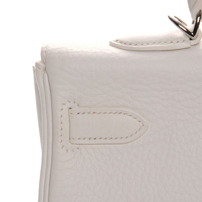 Hermes Taurillon Clemence Kelly Retourne 35 White 21 of 26