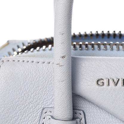 Givenchy Sugar Goatskin Mini Antigona Baby Blue 9 of 16