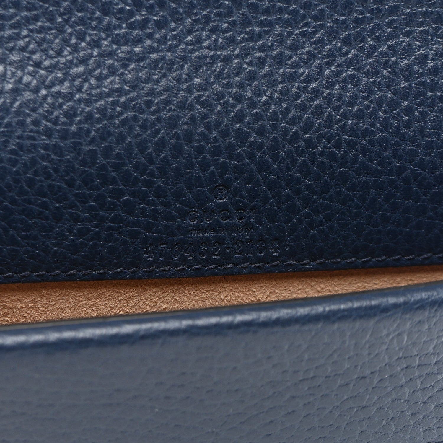 Gucci Dollar Calfskin Crystal Super Mini Dionysus Shoulder Bag Blue Agata Black Diamond 6 of 9