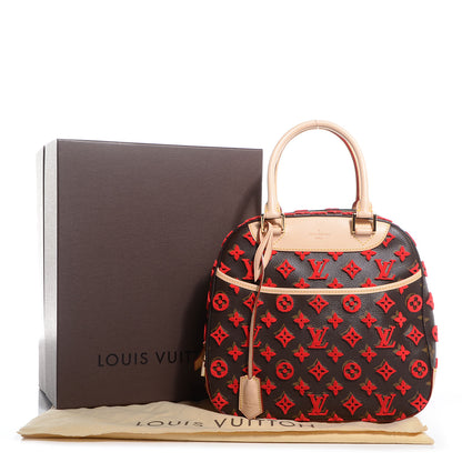 Louis Vuitton Monogram Tuffetage Deauville Cube Red 8 of 8