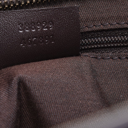 Gucci GG Supreme Monogram Medium Joy Tote Dark Brown 9 of 11