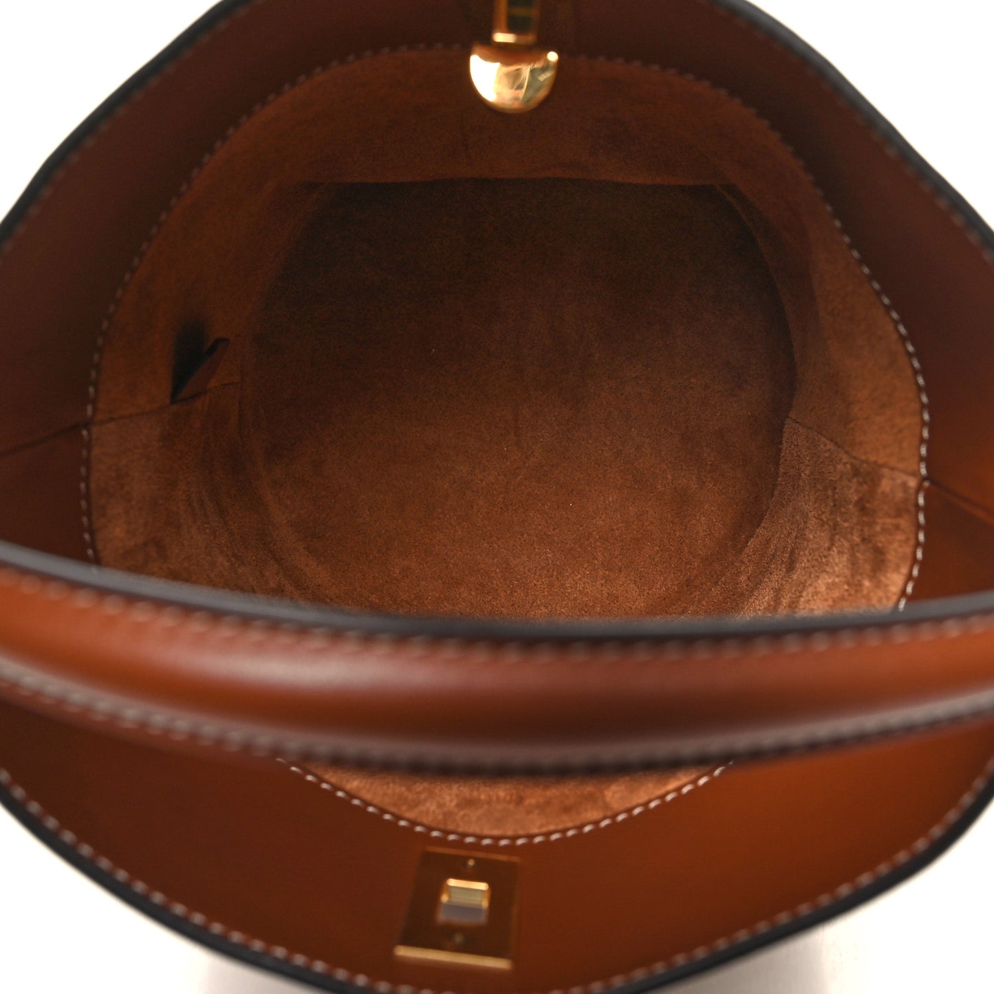 Smooth Calfskin Teen Bucket 16 Tan