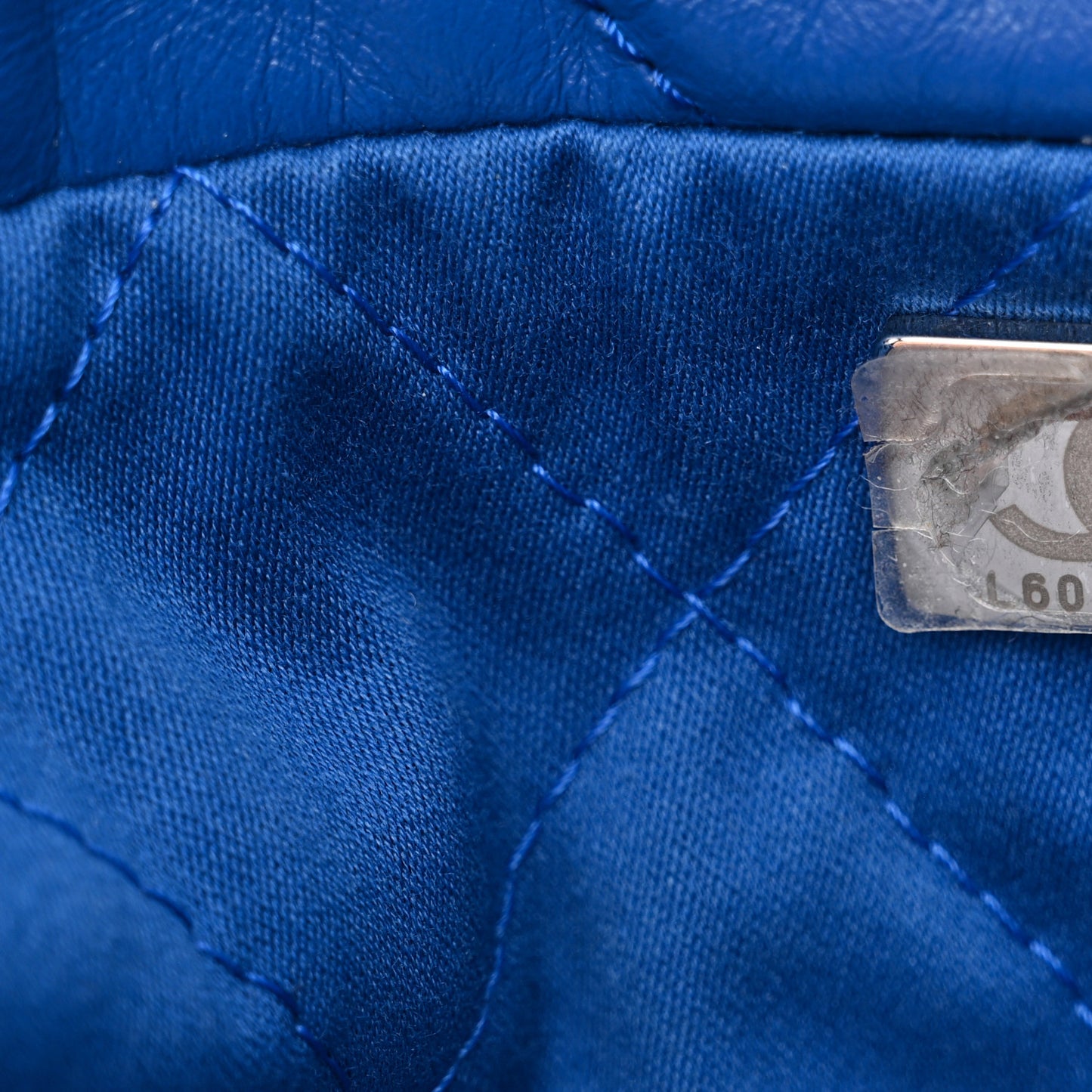 Shiny Calfskin Quilted Small Chanel 22 Dark Blue