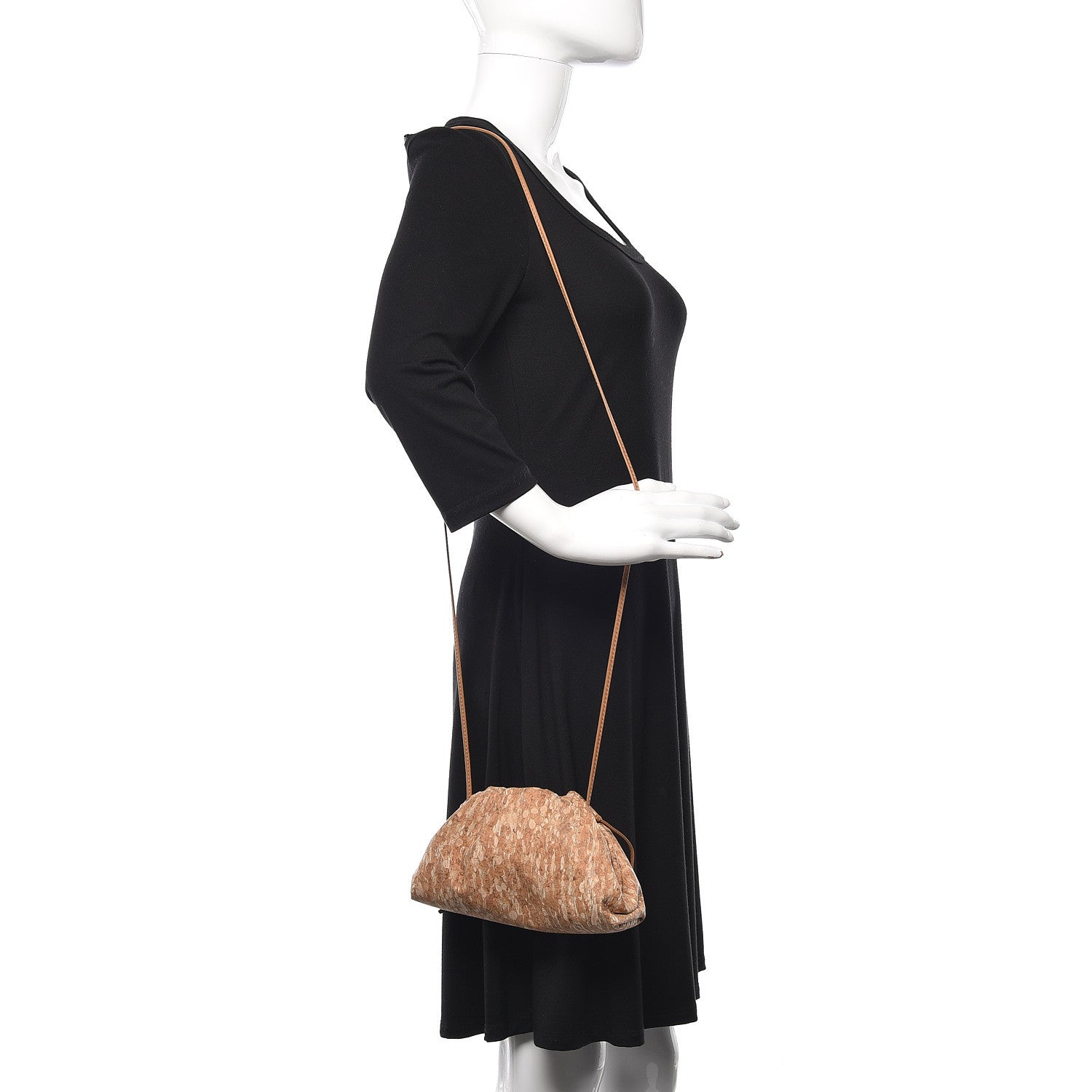 Bottega Veneta Cork The Mini Pouch Natural 491949 – FASHIONPHILE