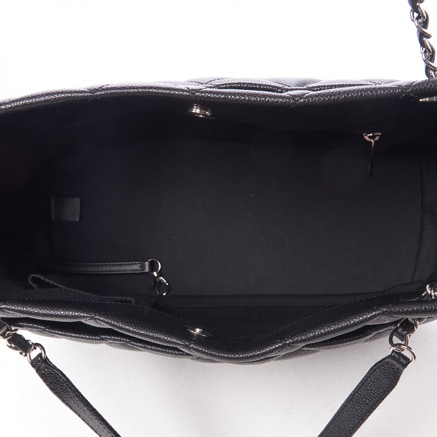 Chanel Caviar Quilted Timeless CC Soft Tote Black 4 of 8