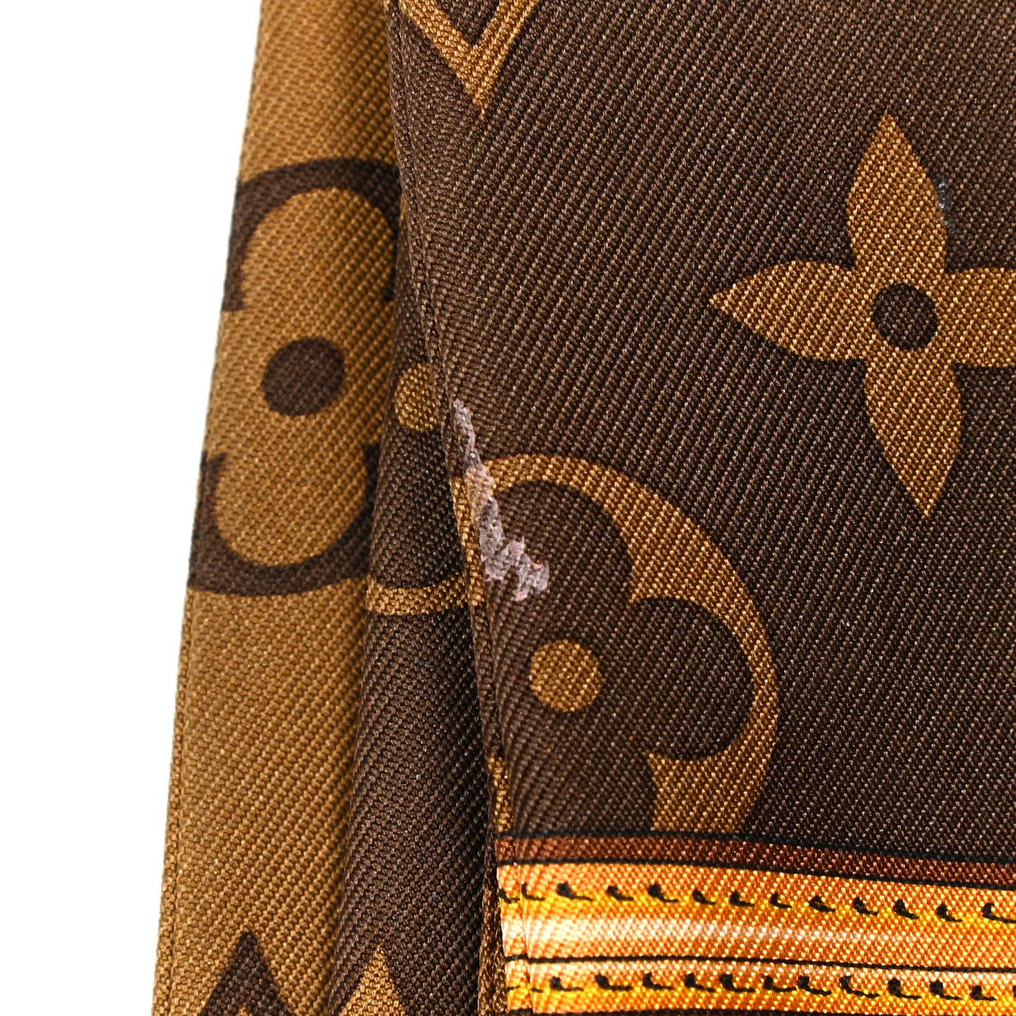 Silk Monogram Confidential Bandeau Brown