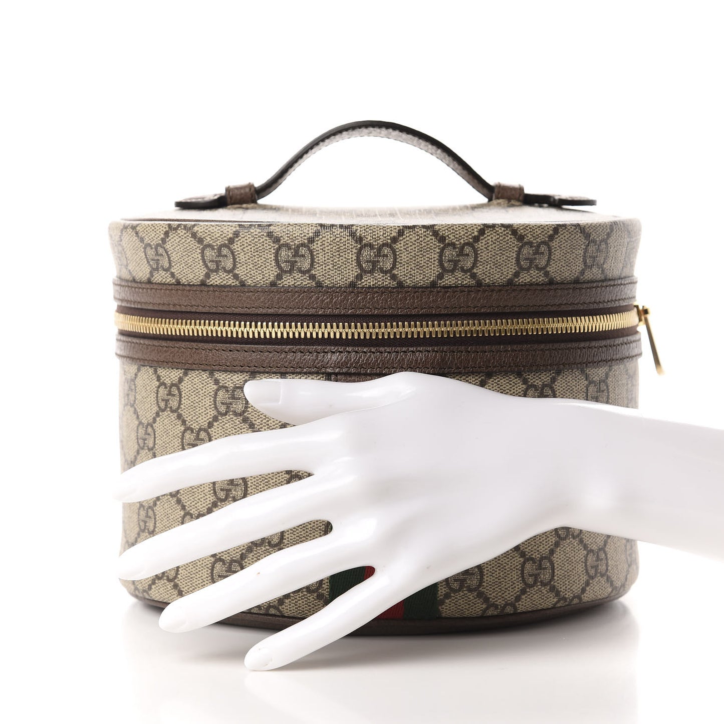GG Supreme Monogram Ophidia Vanity Cosmetic Case