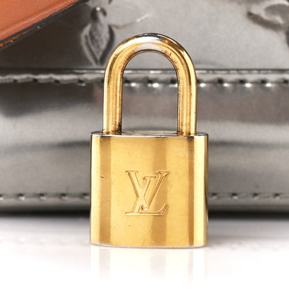 Louis Vuitton Vernis Alma BB Gris Metal 8 of 14