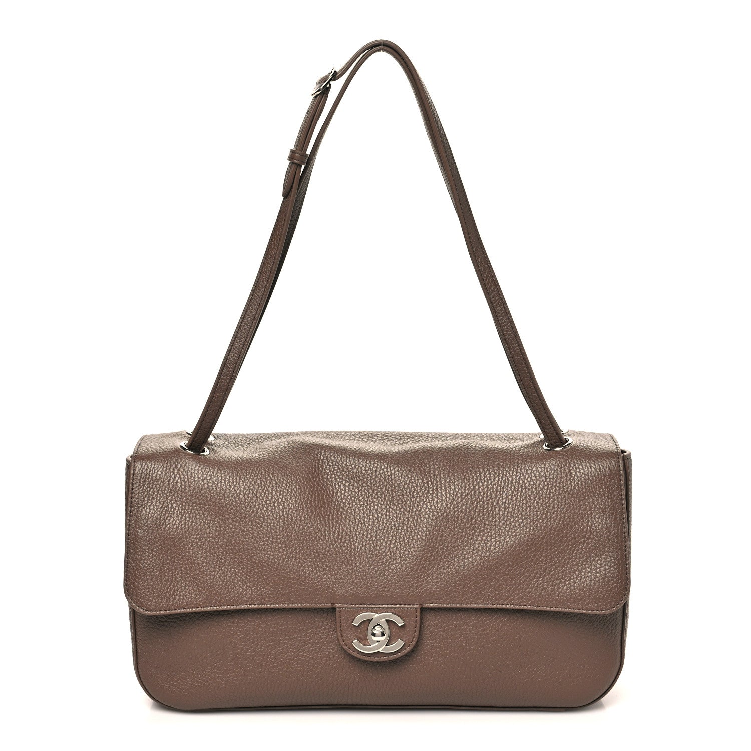 Chanel Grained Calfskin Small Souplissimo Maxi Flap Light Brown 1 of 11