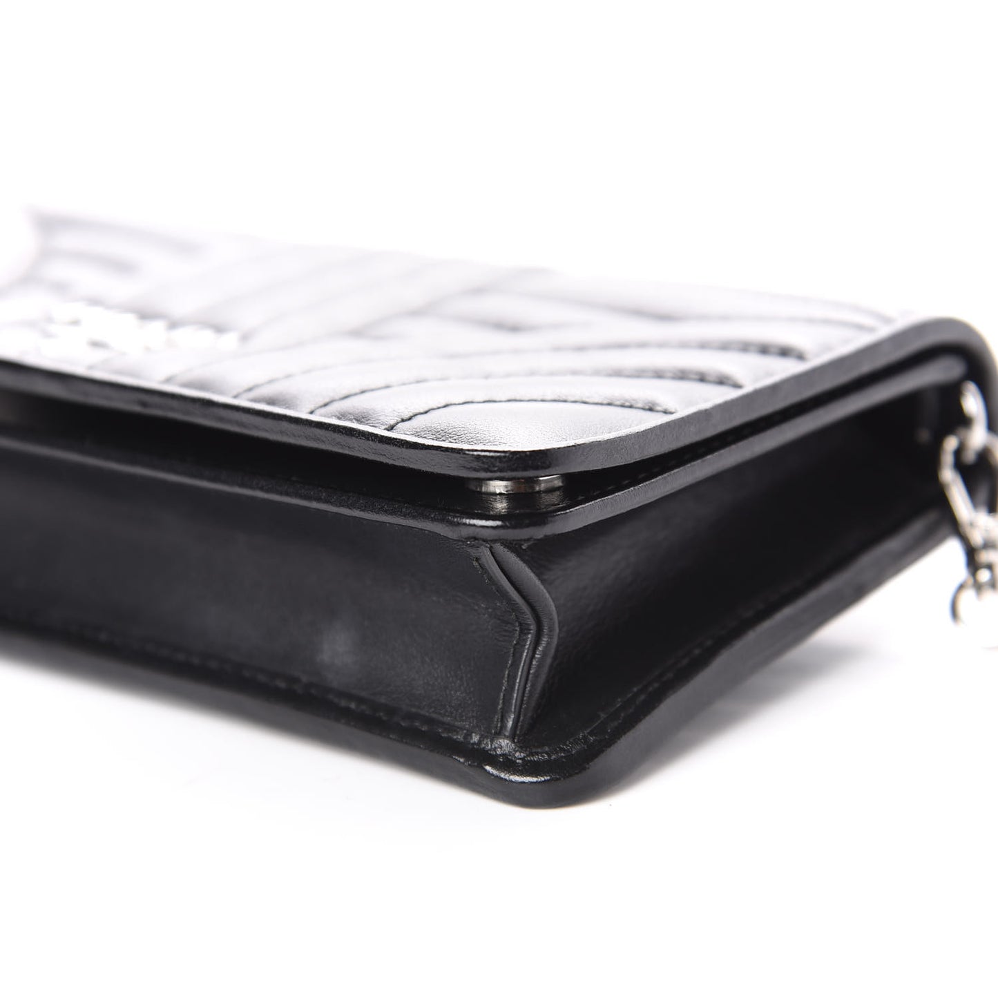 Nappa Impunture Diagramme Chain Wallet Black