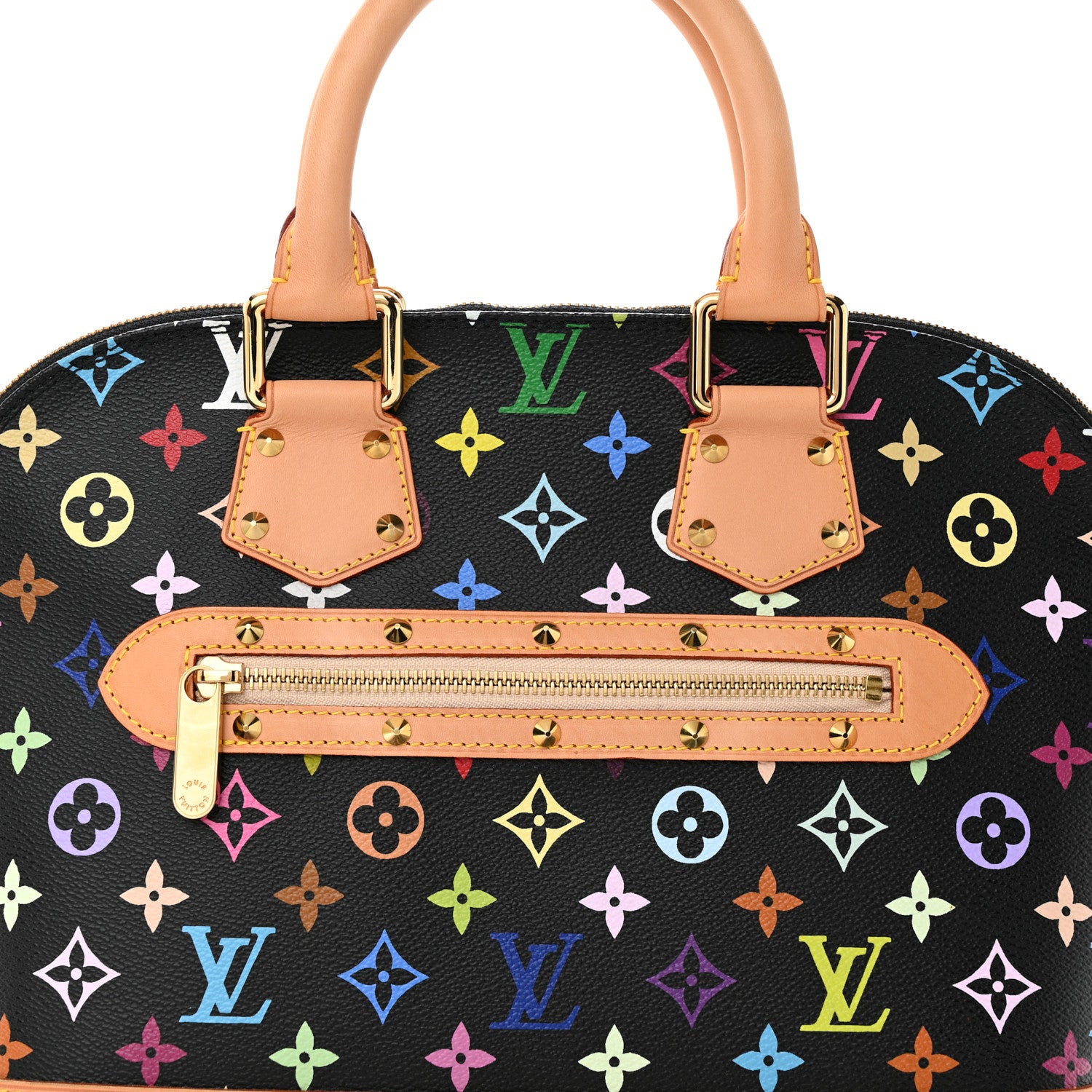 Louis Vuitton Monogram Multicolor Alma Black 8 of 11