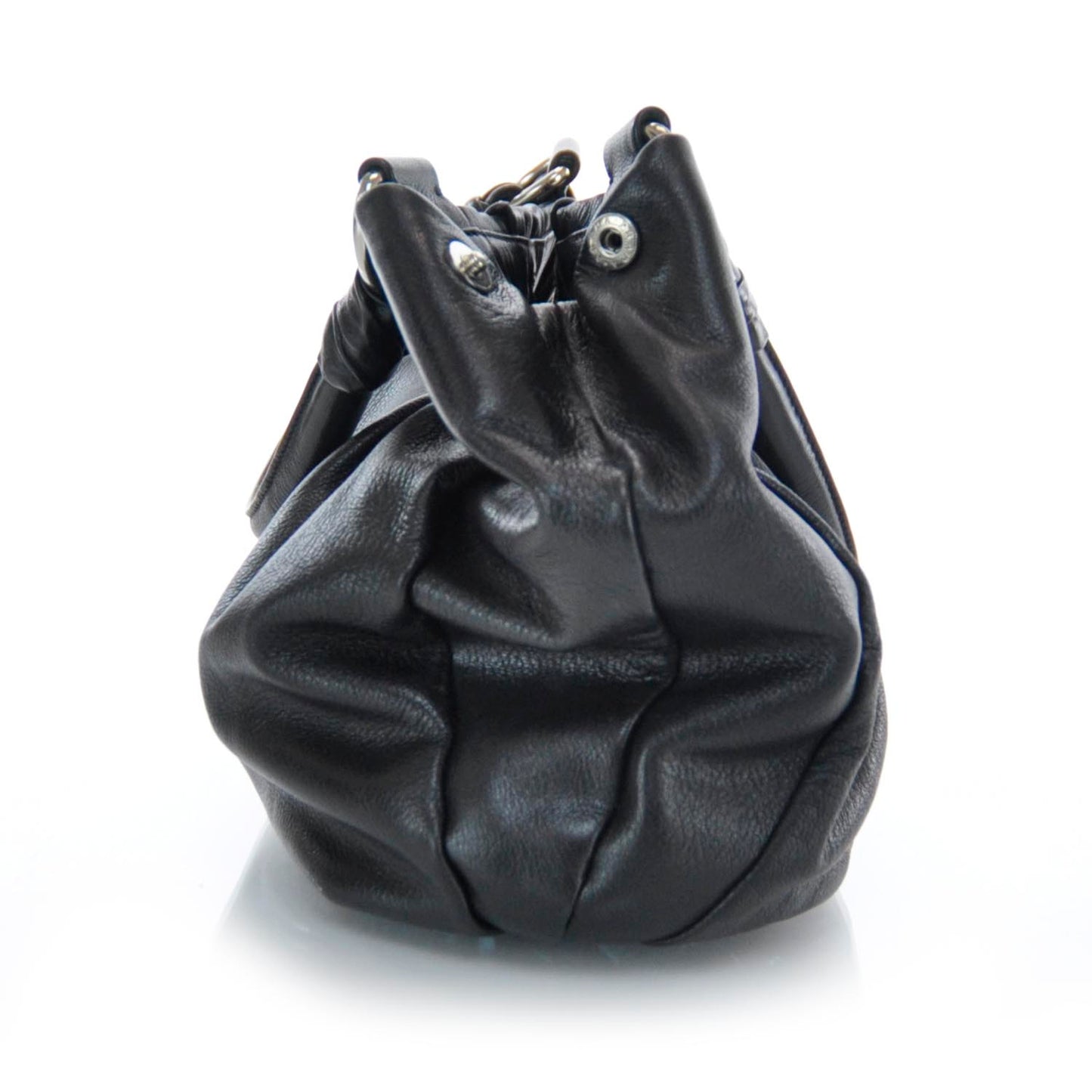 Leather Satchel Nero Black