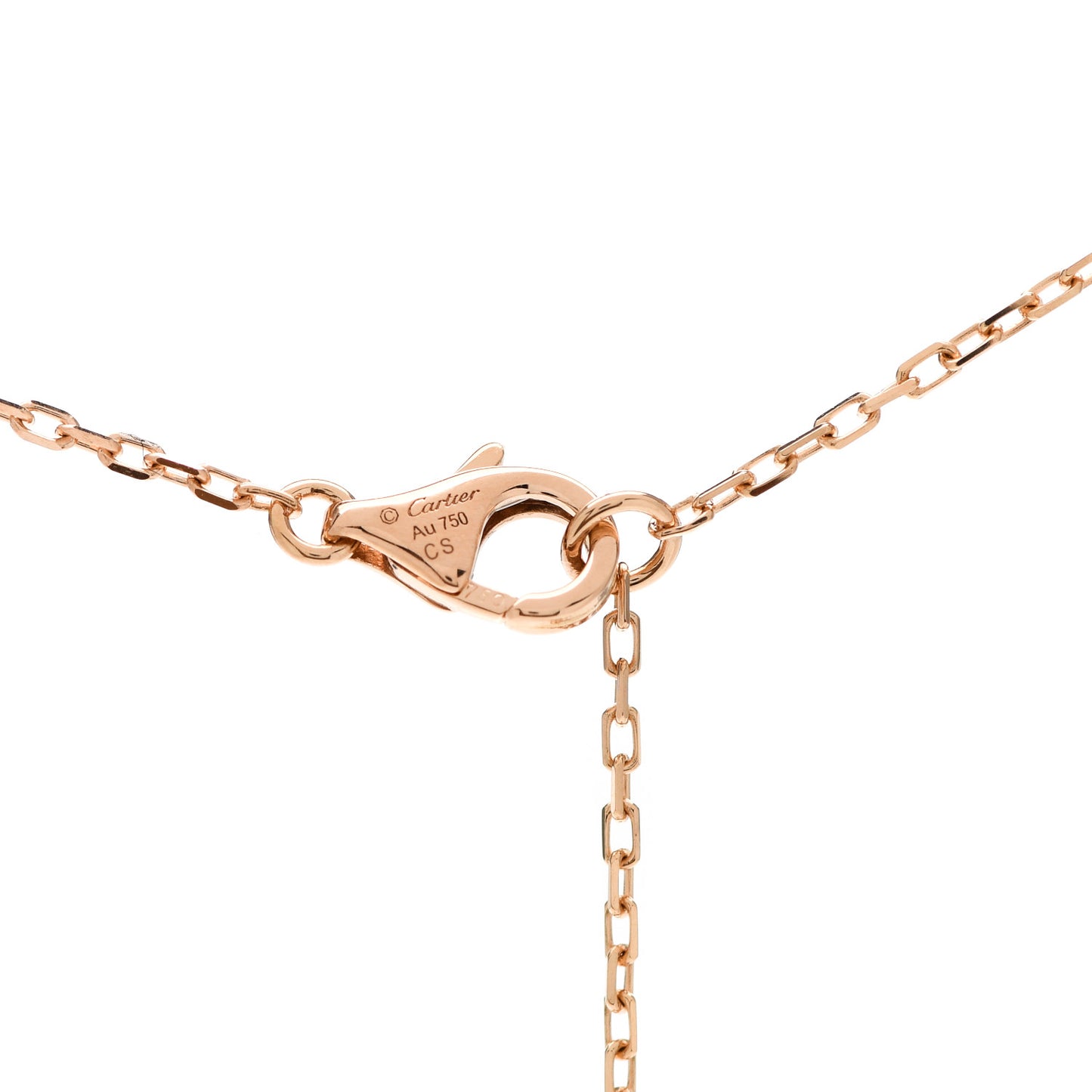 18K Pink Gold Pink Sapphire D'Amour Pendant Necklace
