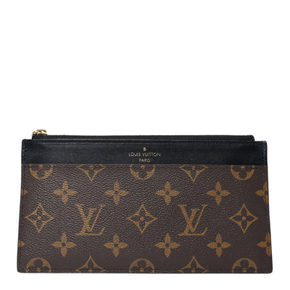 Louis Vuitton Monogram Slim Purse Black 1 of 6