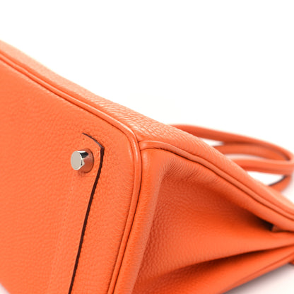 Hermes Togo Birkin 25 Orange 12 of 13