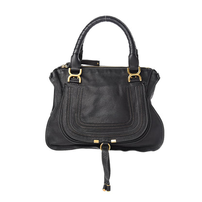 Chloe Calfskin Medium Marcie Satchel Black 1 of 9