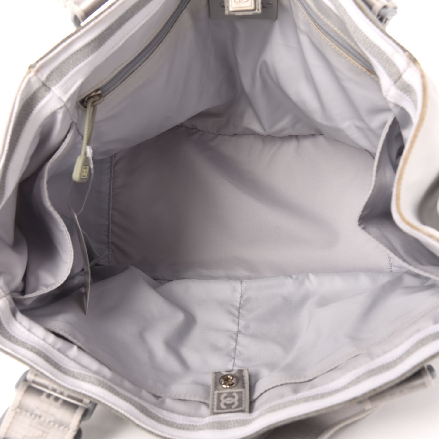 Nylon Sport Tote Grey