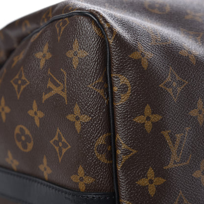 Louis Vuitton Monogram Macassar Keepall Bandouliere 55 8 of 8