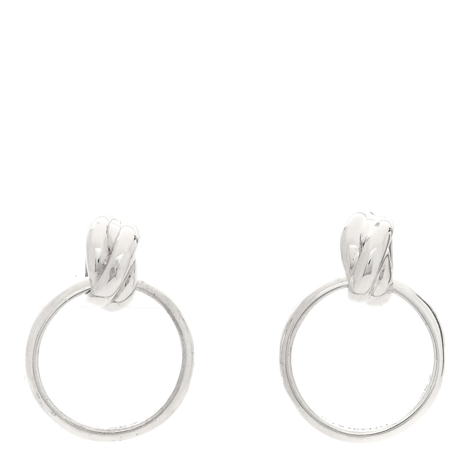 Tiffany Sterling Silver Mini Paloma Picasso Melody Hoop Earrings 1 of 5