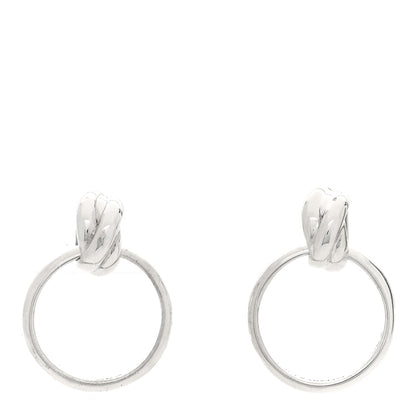 Tiffany Sterling Silver Mini Paloma Picasso Melody Hoop Earrings 1 of 5