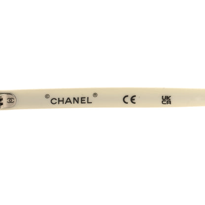 Chanel Acetate Round Sunglasses 71572A White 5 of 7