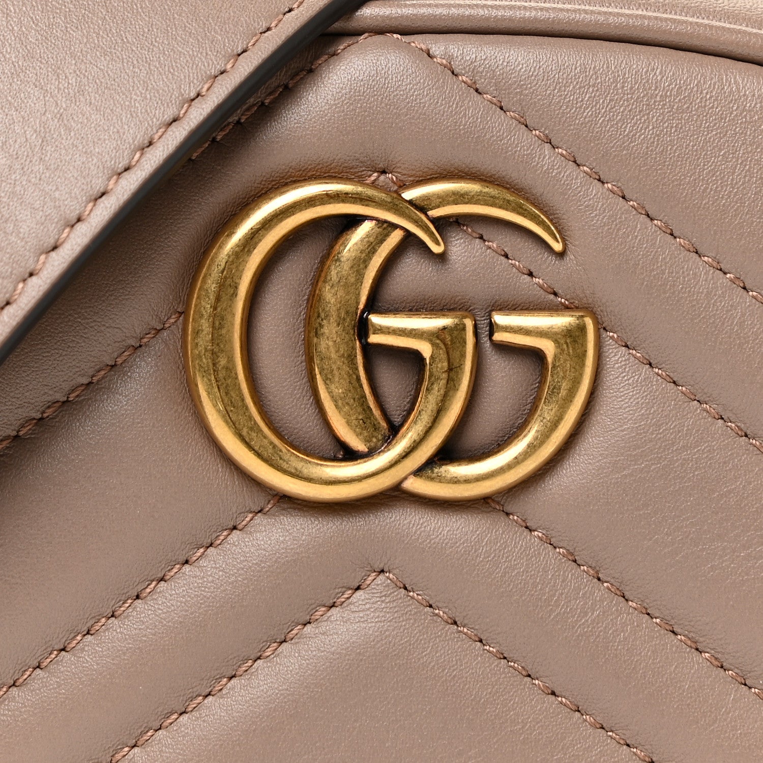Gucci Calfskin Matelasse GG Marmont Belt Bag 95 38 Porcelain Rose 8 of 12