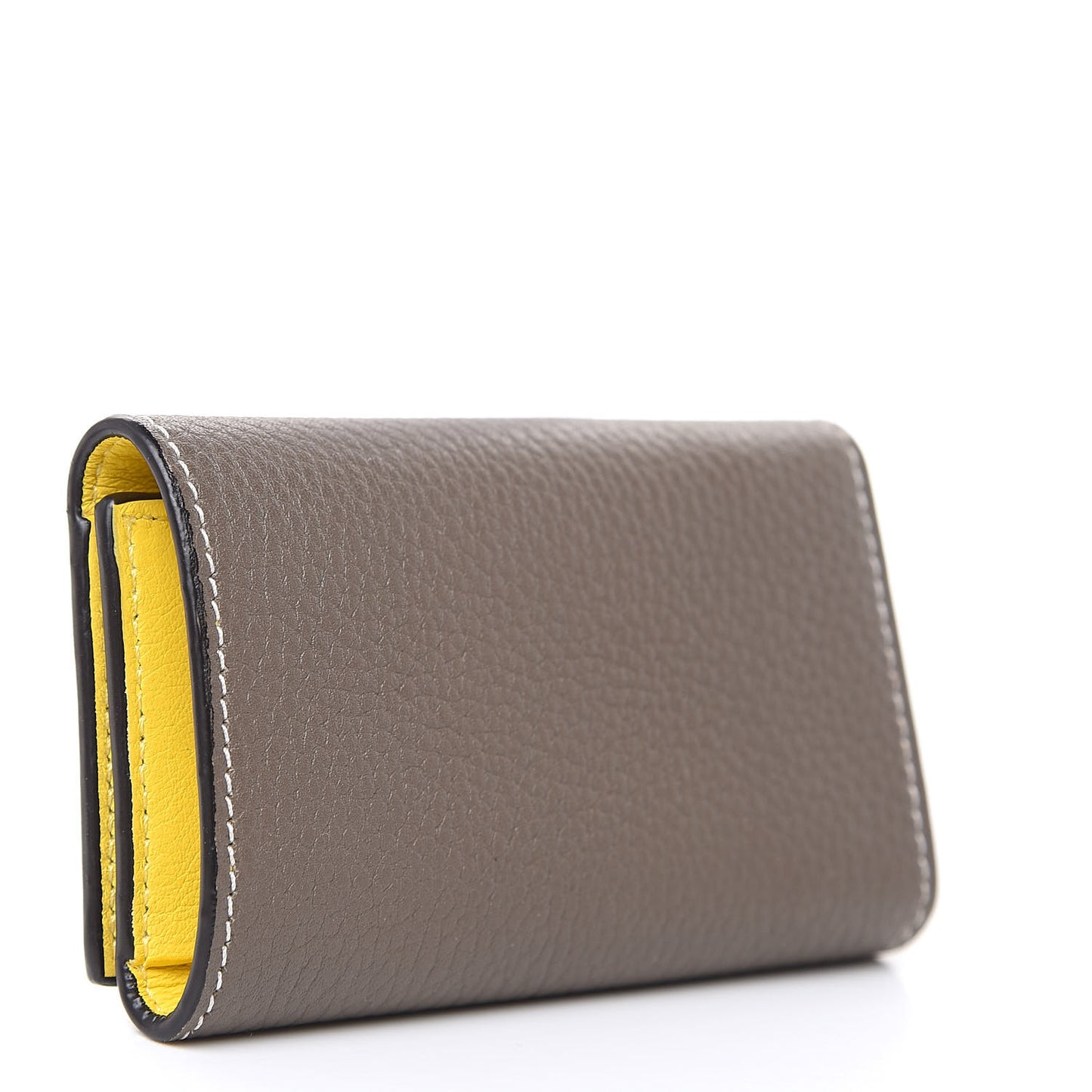 Drummed Calfskin Key Case Souris