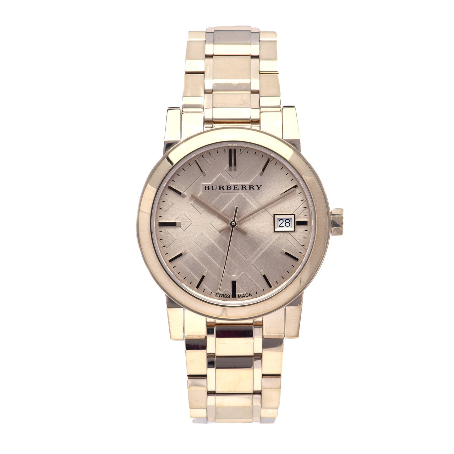 Stainless Steel 34mm The City Quartz Watch Champagne BU9134