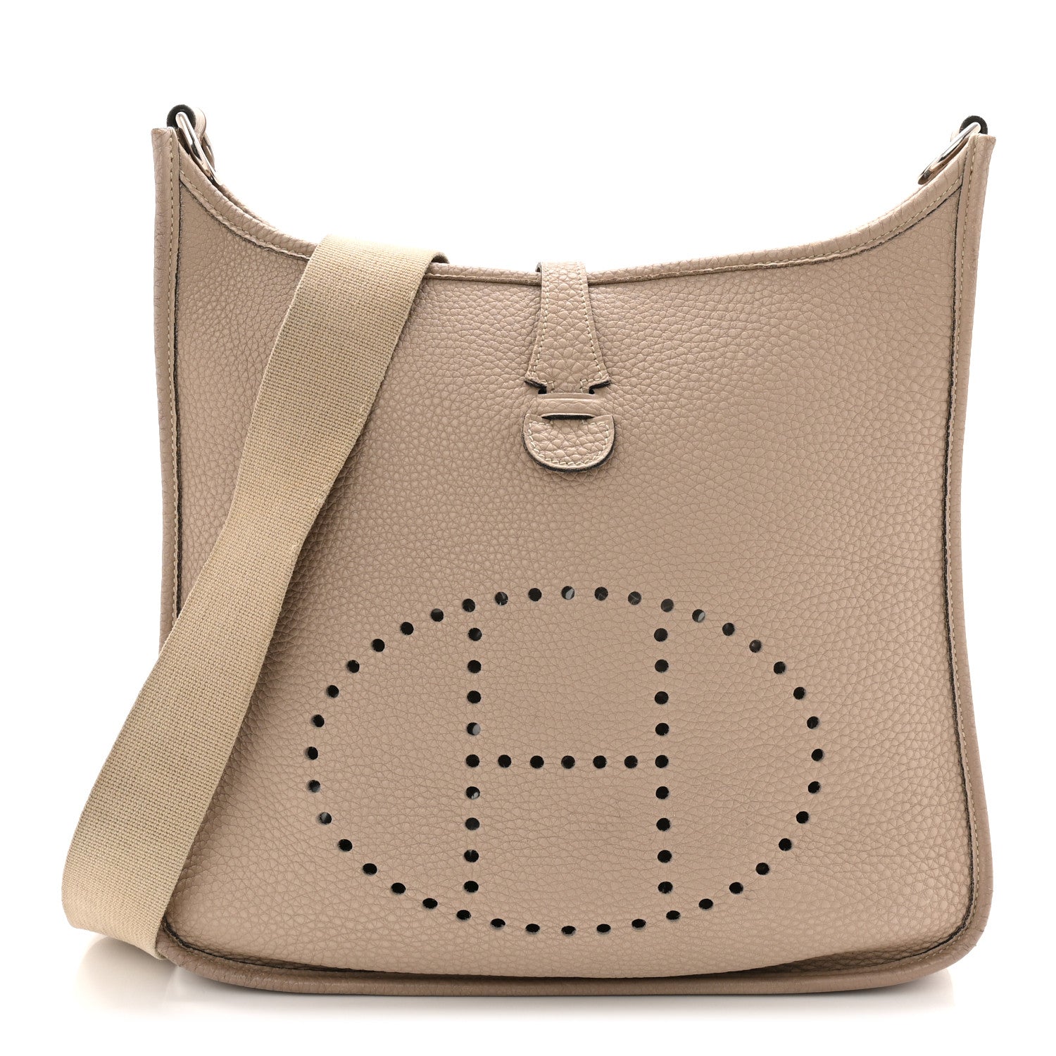 Hermes Taurillon Clemence Evelyne PM Gris Tourterelle 1 of 11