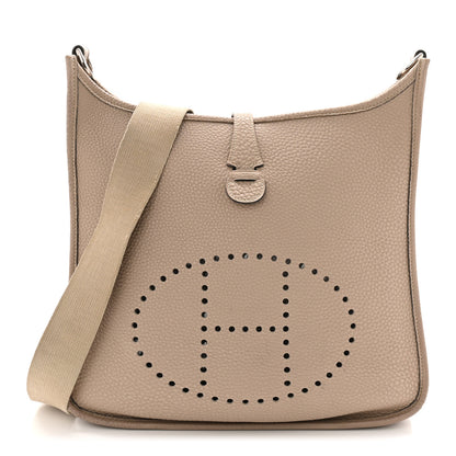 Hermes Taurillon Clemence Evelyne PM Gris Tourterelle 1 of 11