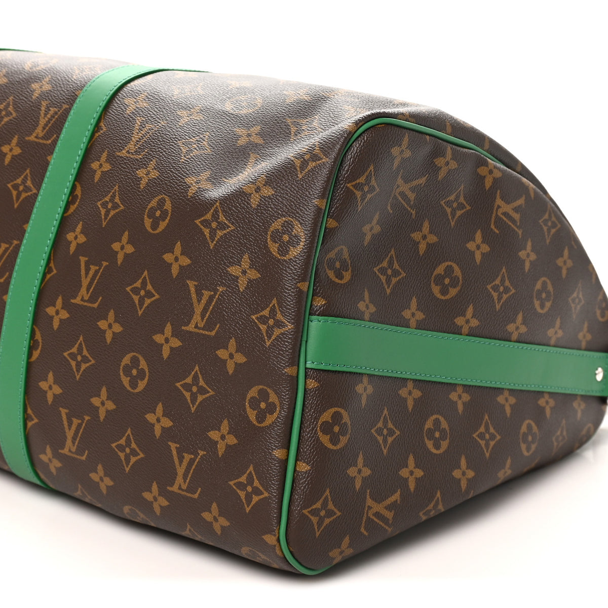 Monogram Macassar LV Colormania Keepall Bandouliere 50 Green