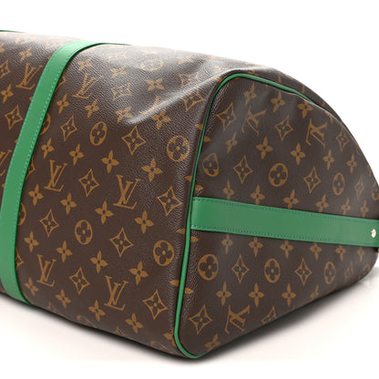 Louis Vuitton Monogram Macassar LV Colormania Keepall Bandouliere 50 Green 8 of 8
