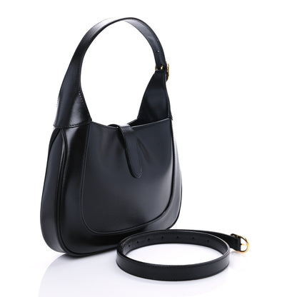 Gucci Boarded Dyana Lux Calfskin Small Jackie 1961 Hobo Black 3 of 8
