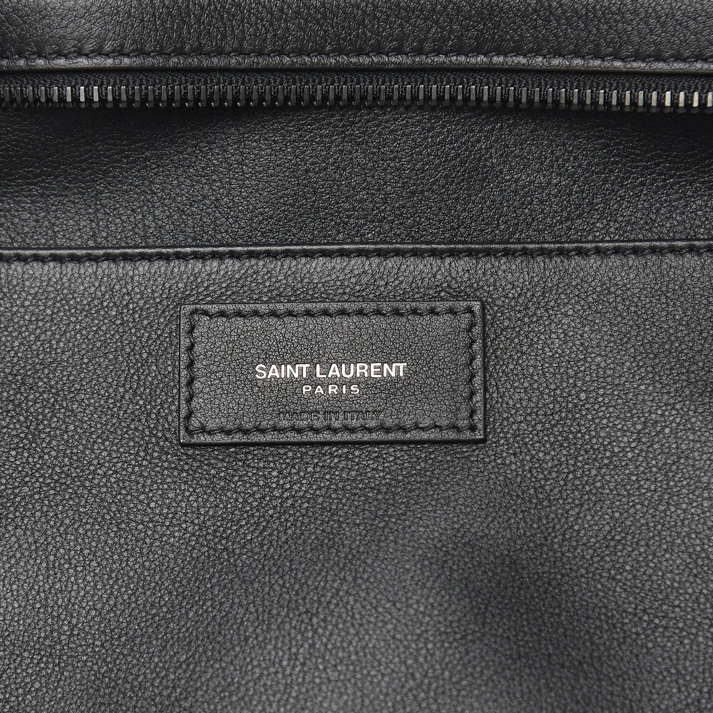 Smooth Calfskin Crocodile Embossed Small Monogram Downtown Cabas Black