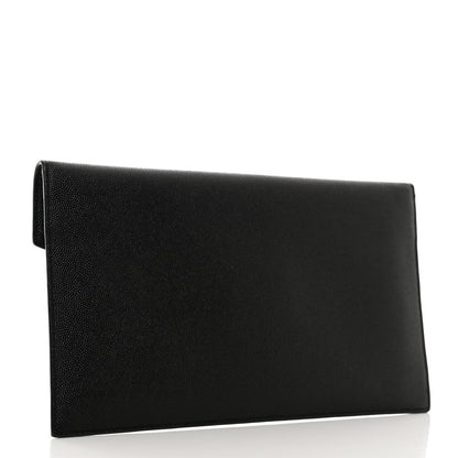 Saint Laurent Grain De Poudre Uptown Pouch Black 3 of 8